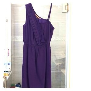 Charlie Jade Purple Silk Dress